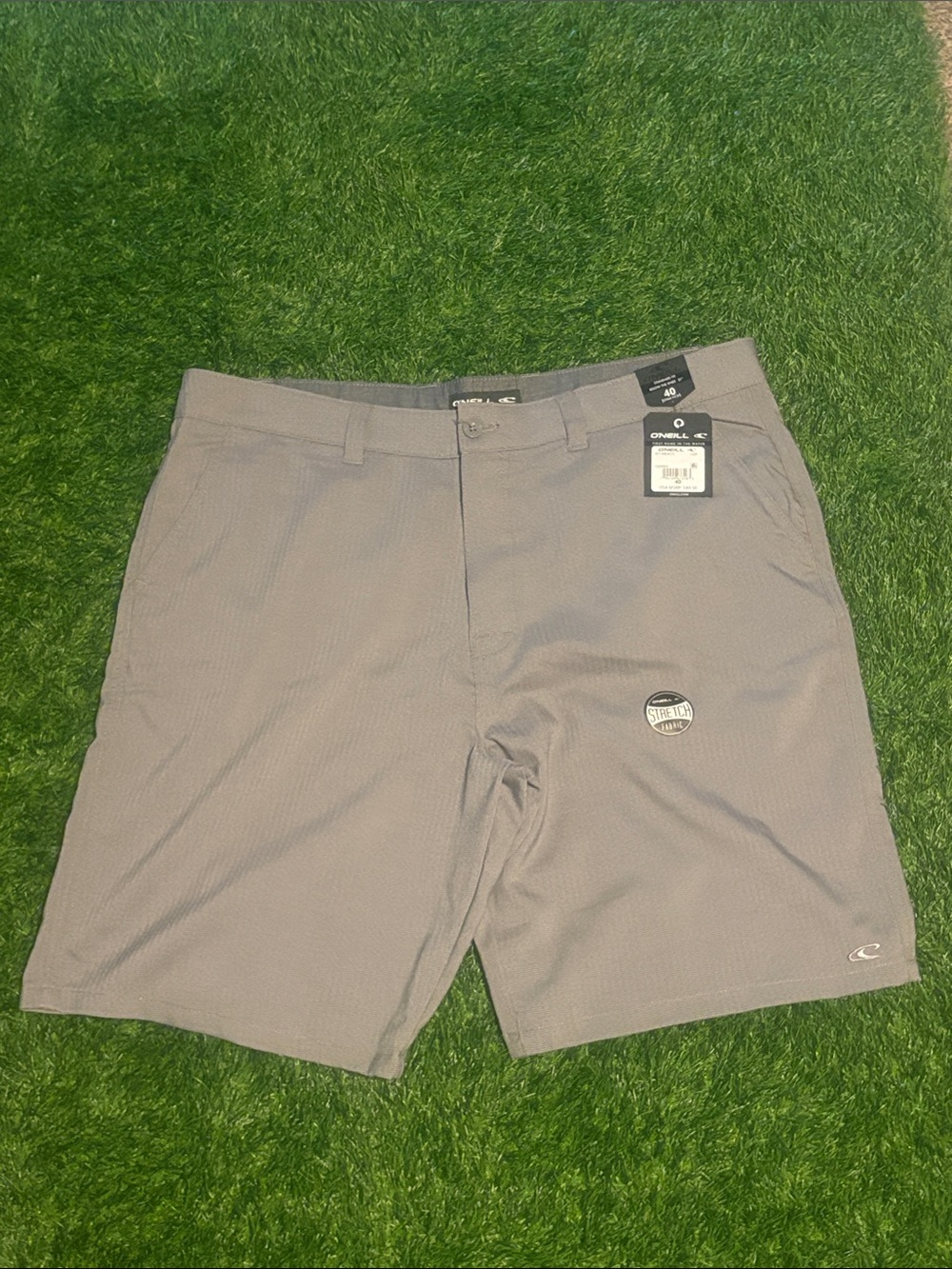 NWT O'Neill Men's Gray Performance Stretch Shorts size 40